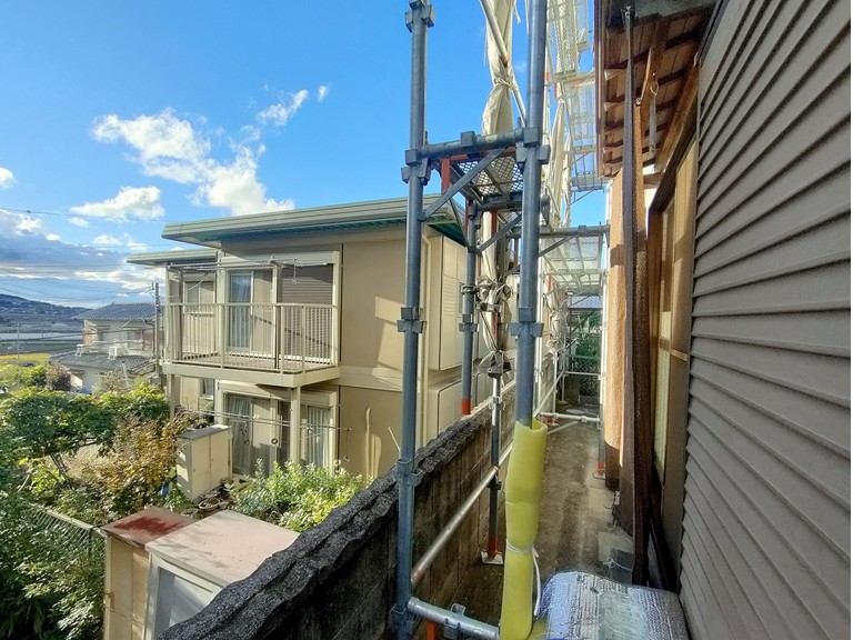 貝塚市　足場設置②